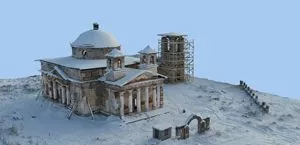 Лазерное сканирование и подготовка обмерных чертежей для храма