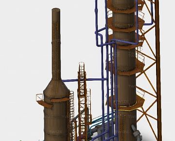 3D-модель установки (вид 1)
