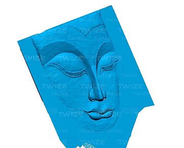 3D‑модель барельефа (вид 1)