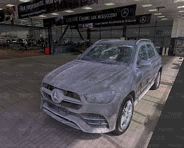 Облако точек автомобиля (вид 2)
