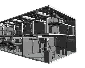 3D-модель в Revit (вид 1)