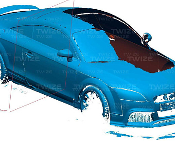 3D‑модель кузова автомобиля (вид 1)