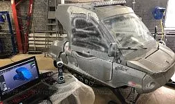Воссоздание 3D-модели снегохода